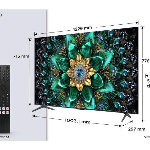 TV Set|TCL|55 "|4K Ultra HD|3840 x 2160 pixels|Flat|16:9|QD-Mini LED|55Q6C
