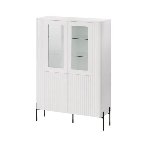 Cama VERA display cabinet 110x40x160 matt white