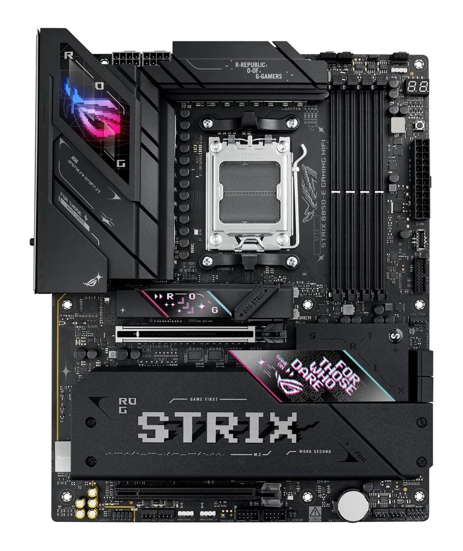 Mainboard|ASUS|AMD B850|SAM5|ATX|Memory DDR5|Memory slots 4|1xPCI-Express 4.0 16x|1xPCI-Express 5.0 16x|5xM.2|1xHDMI|1xDisplayPort|6xUSB 2.0|6xUSB 3.0|3xUSB-C|1xOptical S/PDIF|1xRJ45|2xAudio port|STRIXB850-EGAMINGWIFI