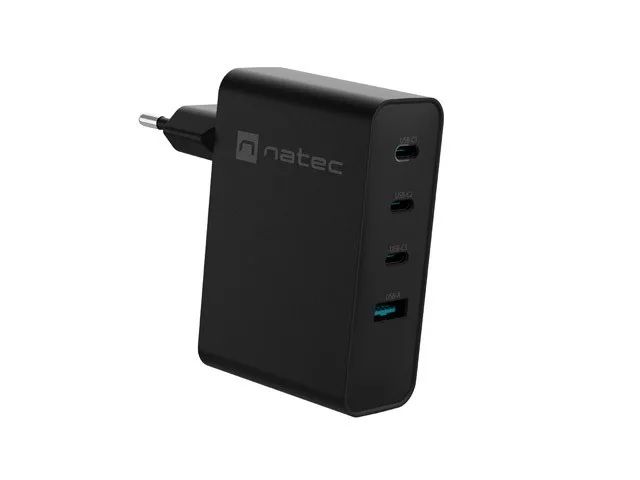 NATEC NUC-2234 mobile device charger Laptop, Smartphone Black AC Fast charging Indoor