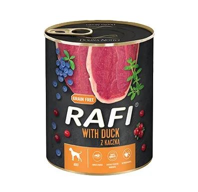Dolina Noteci Rafi Dog wet food with duck, blueberries and cranberries - 800g