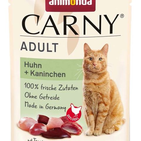 ANIMONDA Carny Adult Chicken and rabbit - wet cat food - 85g