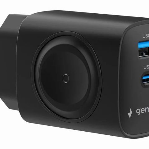CHARGER USB 2IN1 20W 2PORT/TA-UC-PDQCW20-01-BK GEMBIRD