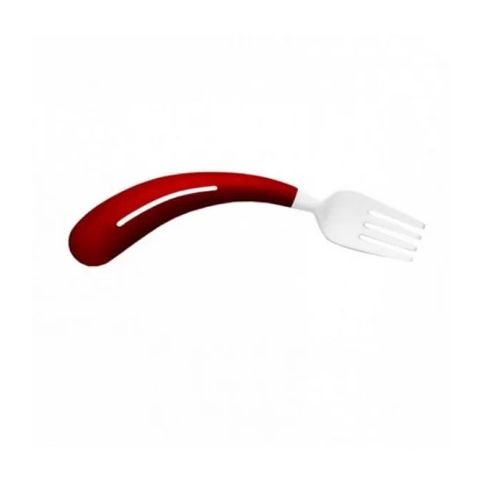 Curved fork for people with rheumatism - Left-handed