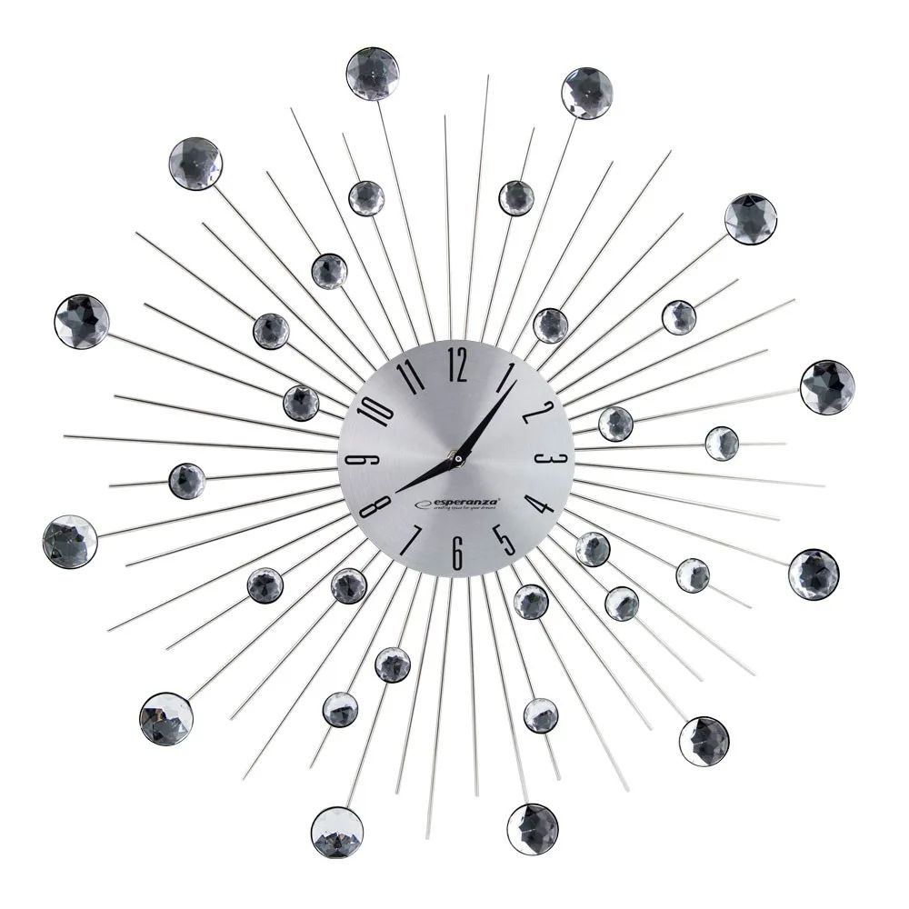 Esperanza EHC002 wall clock Mechanical wall clock Round Stainless steel