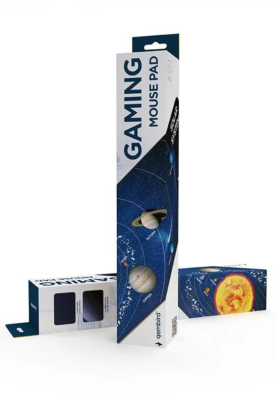 Gembird MP-SOLARSYSTEM-XL-01 Gaming mouse pad extra large\"Cosmos\" 350 x 900