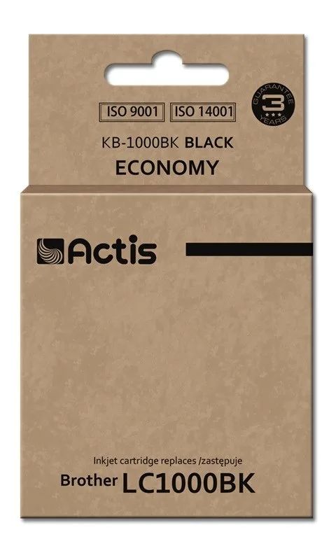Actis KB-1000BK Ink Cartridge (replacement for Brother LC1000BK/LC970BK; Standard; 36 ml; black)