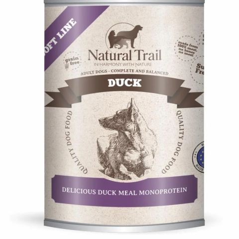 NATURAL TRAIL Duck Soft Line - wet dog food - 800g