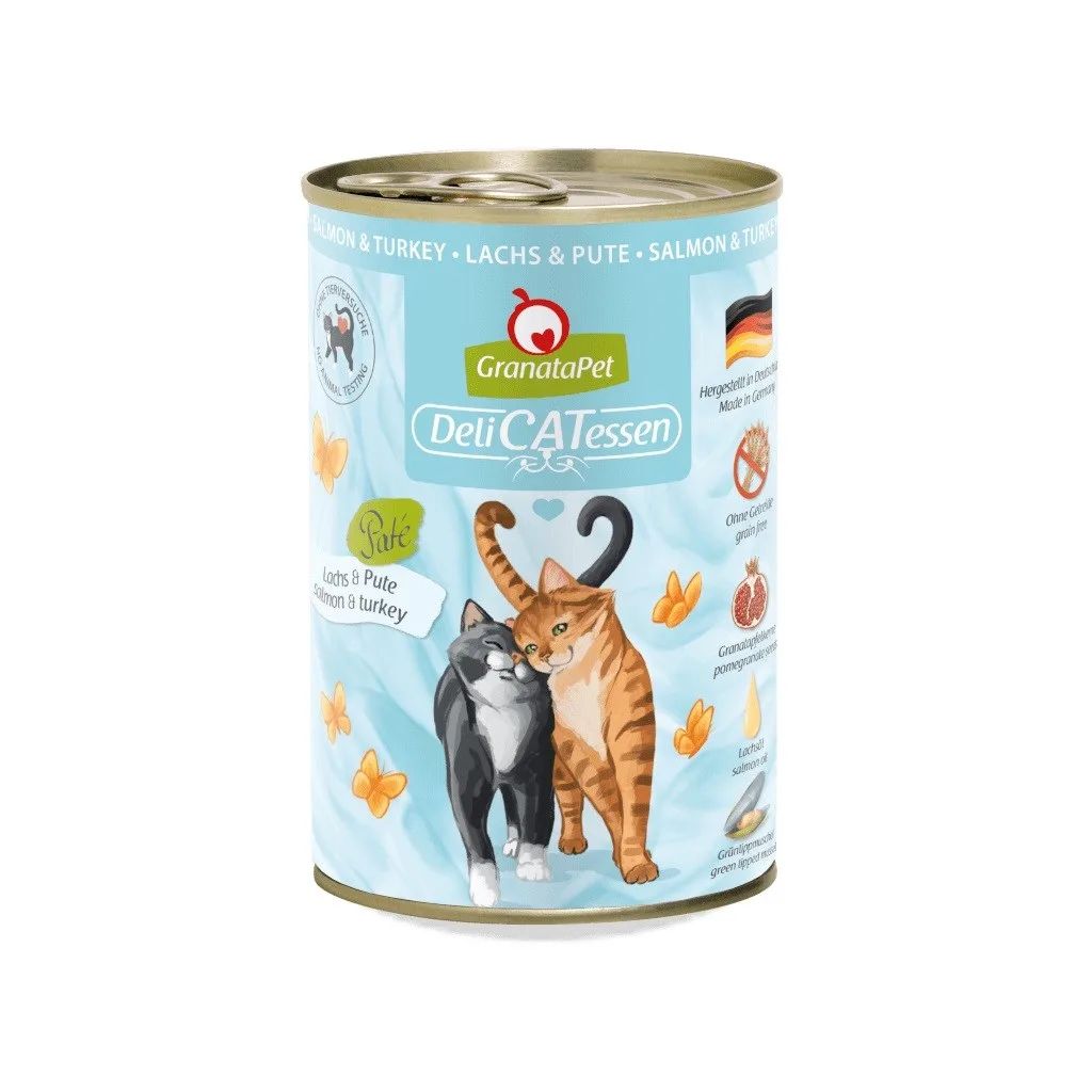 GRANATAPET DeliCATessen Salmon and turkey - wet cat food - 400g
