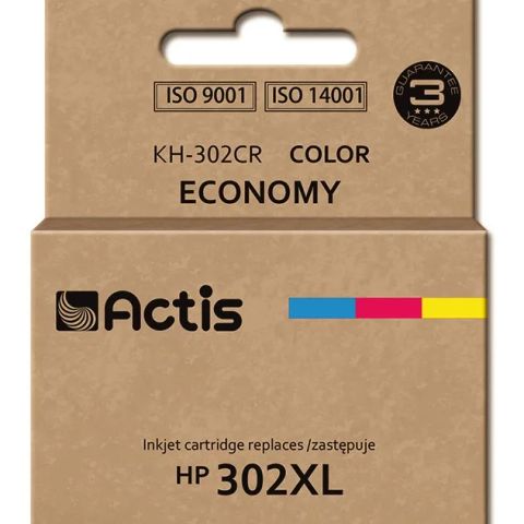Actis KH-302CR ink (replacement for HP 302XL F6U67AE; Premium; 21 ml; color)