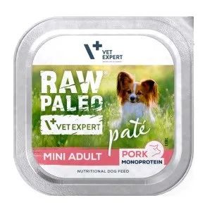 VETEXPERT Raw Paleo Pâte Mini Adult Pork - wet dog food - 150g