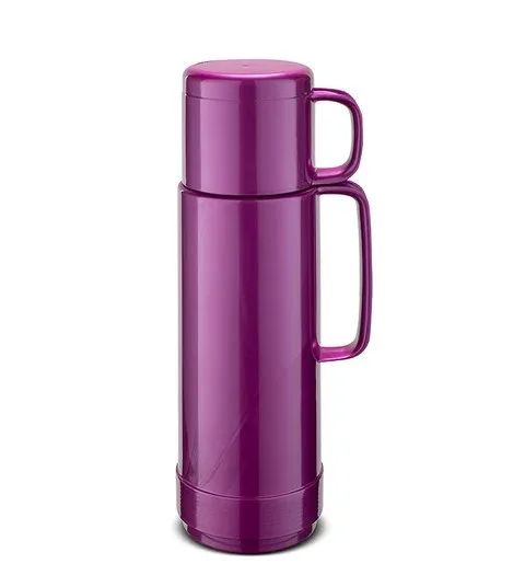 ROTPUNKT Glass thermos, capacity 0.750 l, shiny grape (bishop's purple)