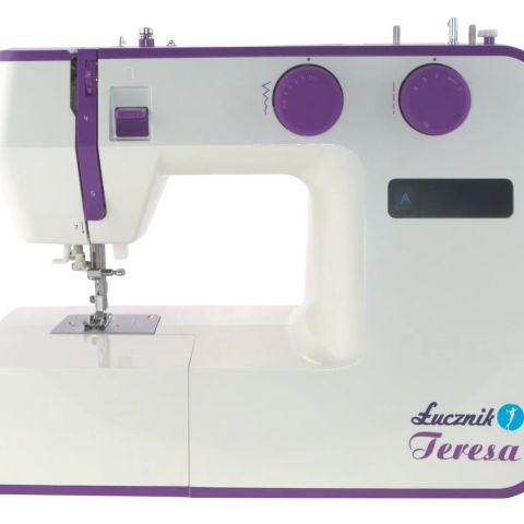 ŁUCZNIK TERESA sewing machine, white-violet