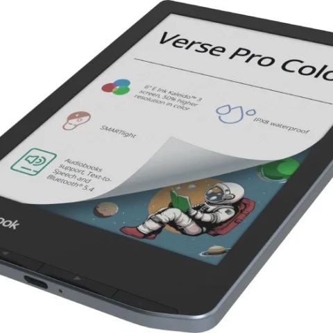 E-Reader|POCKETBOOK|Verse Pro Color|6"|1072x1448|1xUSB-C|Wireless LAN|Bluetooth|Dark Blue|PB634K3-1-WW