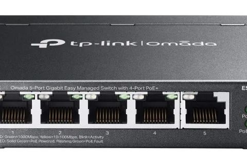 Switch|TP-LINK|OMADA|TP-LINK OMADA ES205GP|PoE ports 4|ES205GP