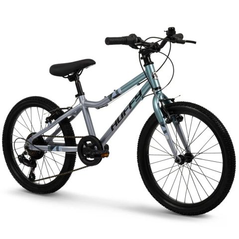 Huffy Literide Alu 20” bike, silver and turquoise (23005W)