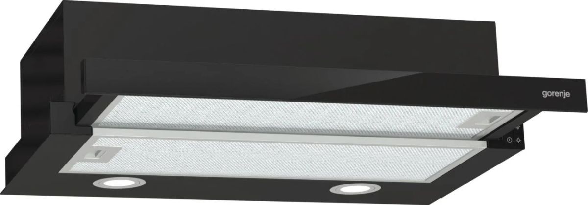 Gorenje TH62E4BG Semi built-in (pull out) Black 450 m³/h