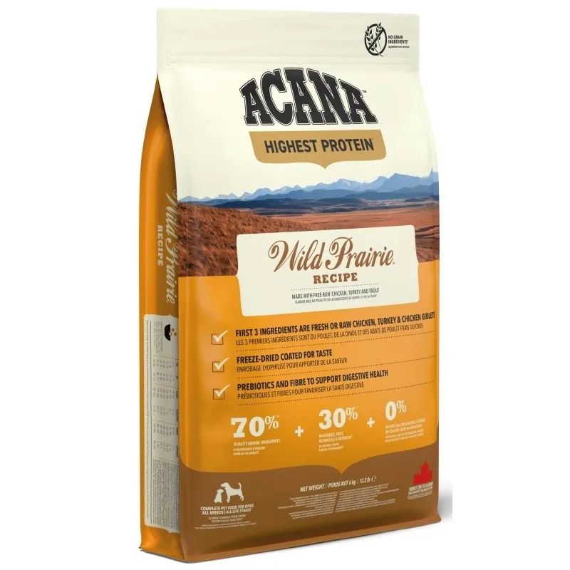 ACANA Highest Protein Wild prairie – dry dog food – 6kg