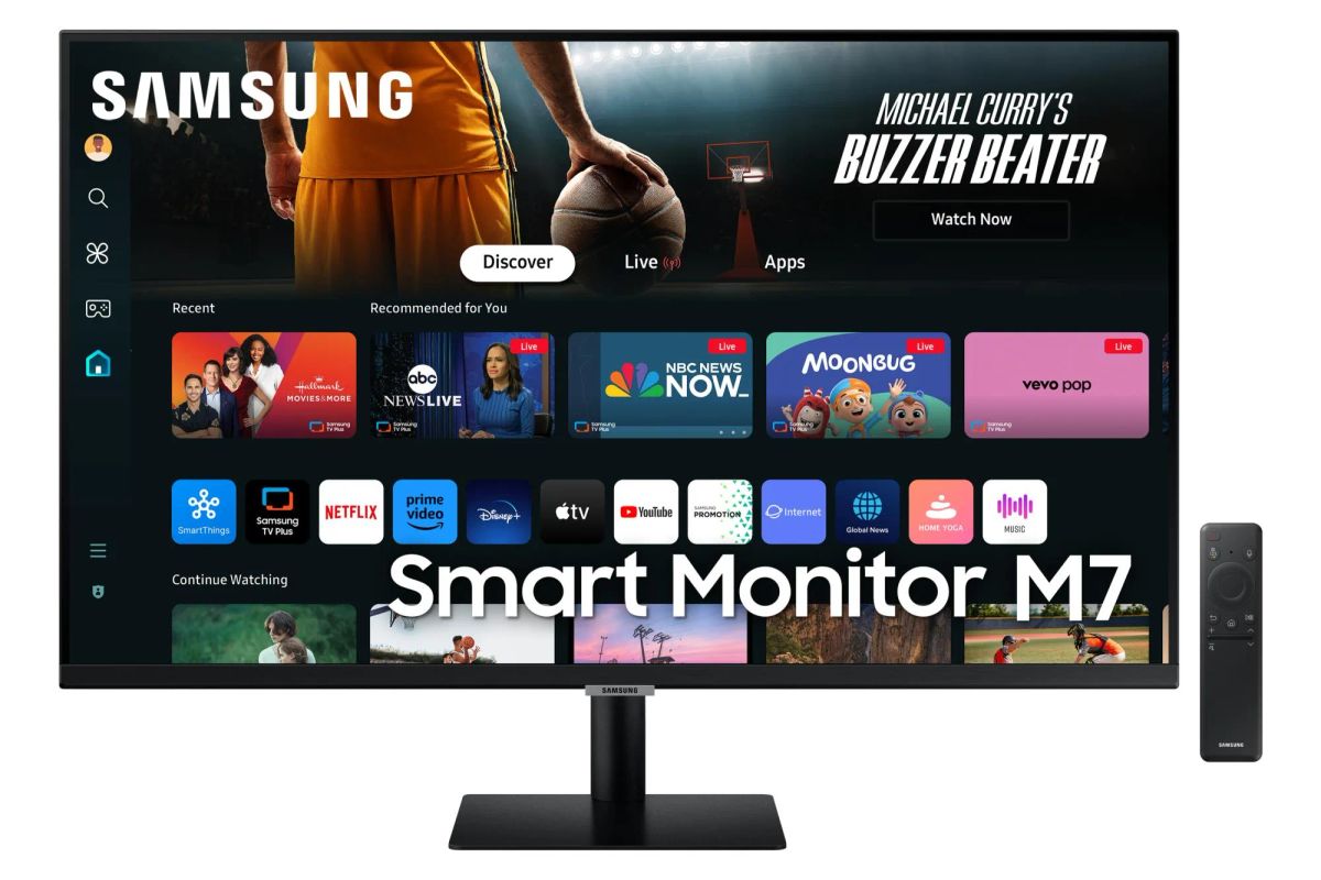 LCD Monitor|SAMSUNG|M7 M70D|32"|Smart/4K|Panel VA|3840x2160|16:9|60 Hz|4 ms|Colour Black|LS32DM702UUXDU