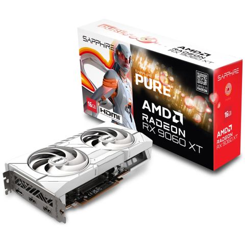 Graphics Card|SAPPHIRE|AMD Radeon RX 9060 XT|16 GB|GDDR6|128 bit|Dual Slot Fansink|11350-02-20G