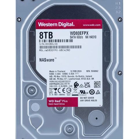 Western Digital Red Plus 3.5" 8 TB Serial ATA III