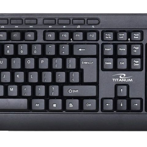 TITANUM TK109 Wireless set - USB keyboard + mouse Black