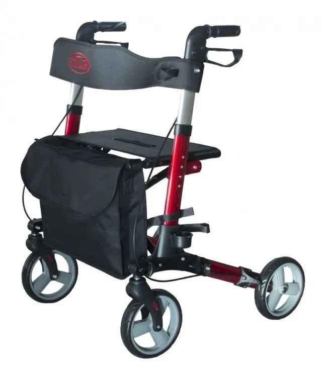 Aluminium four-wheel walker AT51006