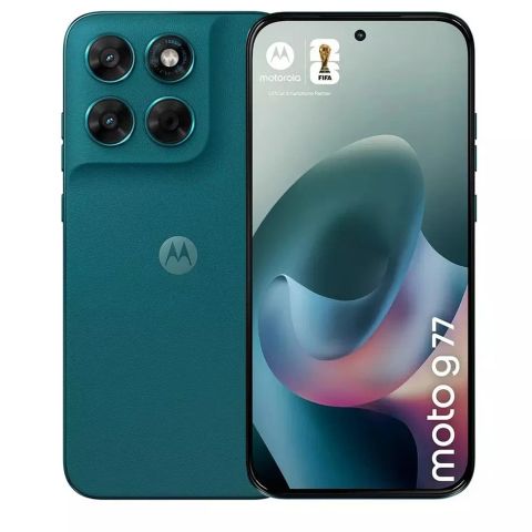 Motorola Moto G77 5G 12/256 GB smartphone in Pantone Shaded Spruce