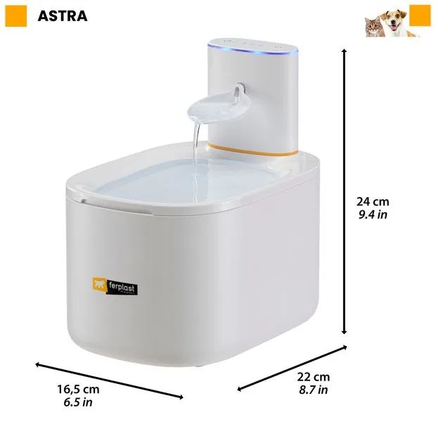 FERPLAST Astra - fountain for dogs and cats - 3 l