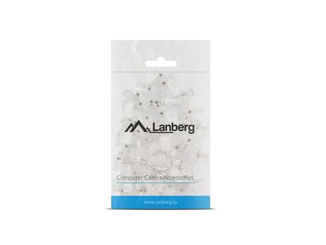 LANBERG NETWORK PLUG RJ45 (8P8C) CAT.5E UTP 100PCS