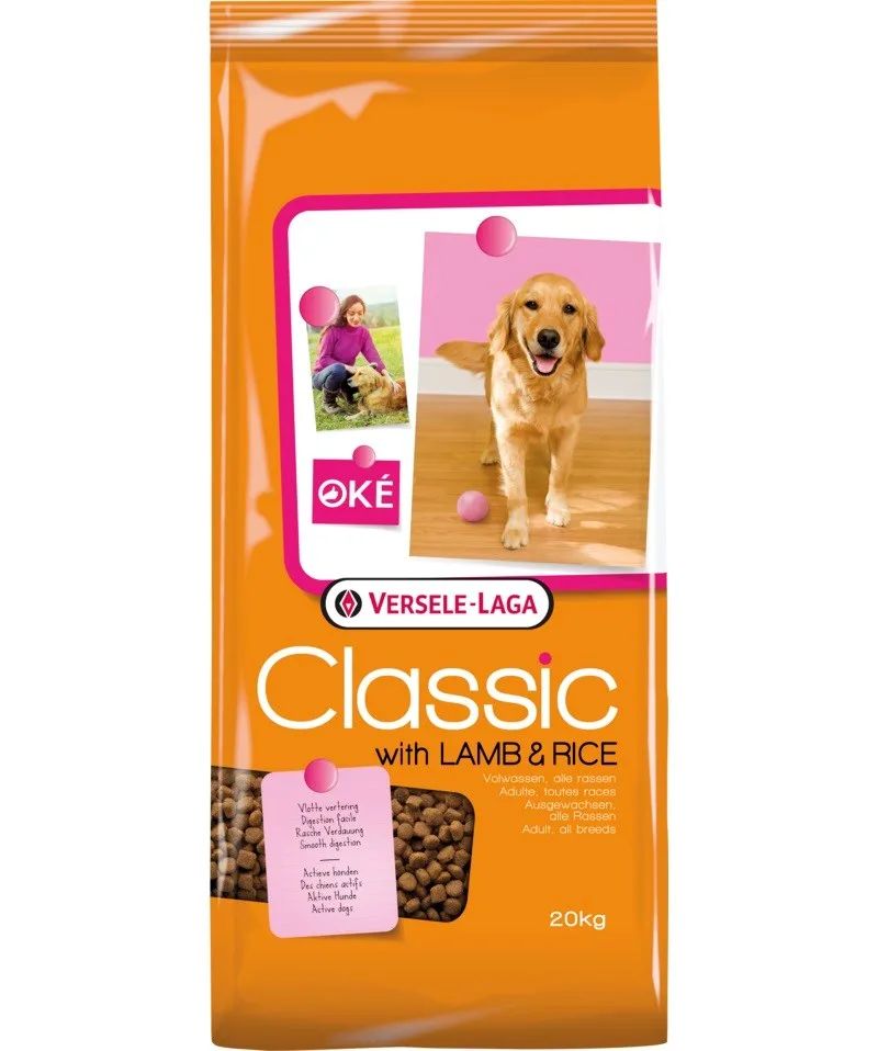 VERSELE-LAGA Classic Lamb & Rice - dry dog food - 20 kg