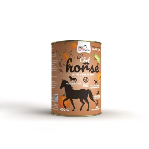 SYTA MICHA Horsemeat with vegetables - wet dog food - 400g