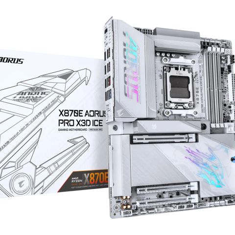 Mainboard|GIGABYTE|AMD X870E|Socket AM5|ATX|RAM DDR5-SDRAM|4xSlots|Wi-Fi Yes|Bluetooth Yes|4xNumber of M.2 (M) slots|X870E A PRO X ICE|X870EAPROXICE