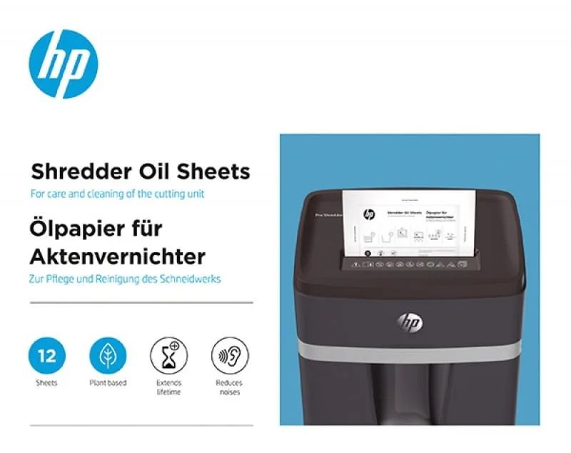 HP Oil sheets for shredders 12 pcs.