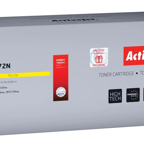 Activejet ATH-2072N toner (replacement for HP 117A W2072A; 2072A Supreme; 700 pages; yellow)