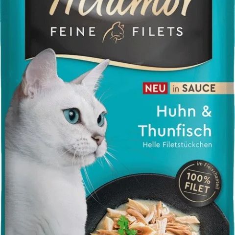 MIAMOR Fine Filets Chicken with tuna in sauce - wet cat food - 100g