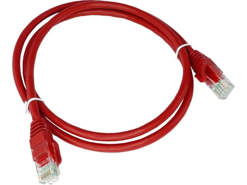 Alantec KKU5CZA1 networking cable Red 0.25 m Cat5e U/UTP (UTP)