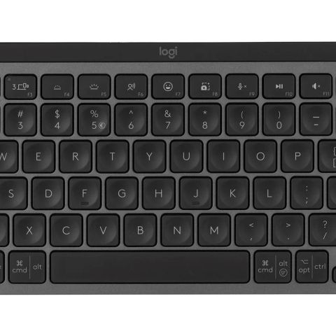 Logitech MX Keys Mini Minimalist Wireless Illuminated Keyboard RF Wireless + Bluetooth QWERTY English Graphite