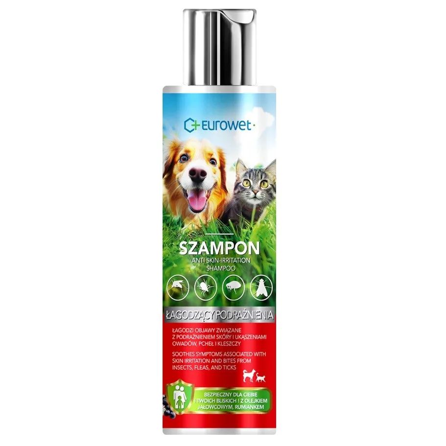 EUROWET Skin irritation - shampoo for dogs and cats - 200ml
