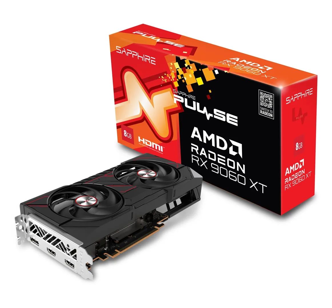Graphics Card|SAPPHIRE|AMD Radeon RX 9060 XT|8 GB|GDDR6|128 bit|PCIE 5.0 16x|GPU 2700 MHz|Dual Slot Fansink|2xHDMI|1xDisplayPort|11350-04-20G