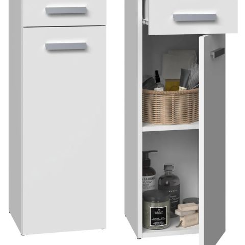 Topeshop NEL V DS BIEL bathroom storage cabinet White
