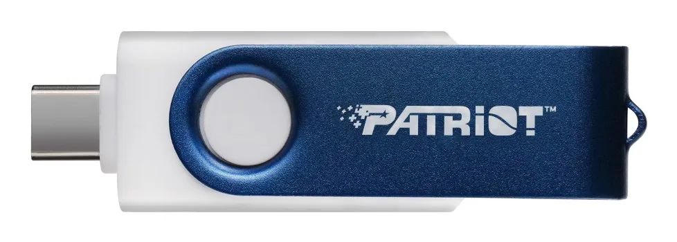 Patriot Memory Xporter X550 USB flash drive 128 GB USB Type-A / USB Type-C 3.2 Gen 1 (3.1 Gen 1) Blue, White