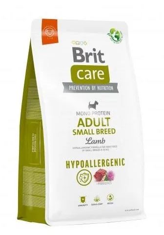 BRIT Care Hypoallergenic Adult Small Breed Lamb&Rice - dry dog food - 3 kg