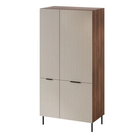 Cama 5 ALMERA wardrobe 90x52x185 walnut/cashmere