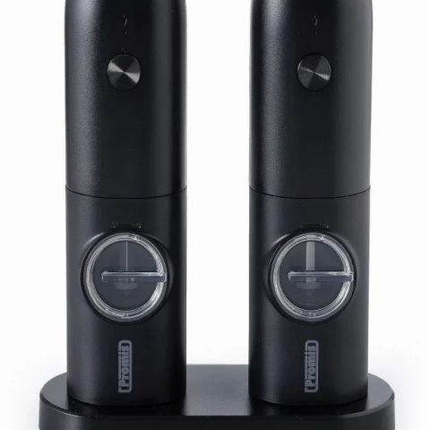 PROMIS Set of pepper and salt mills with stand MP35X2