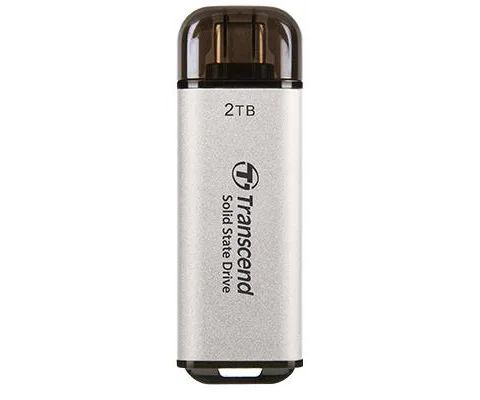 External SSD|TRANSCEND|ESD300|2TB|USB-C|Write speed 950 MBytes/sec|Read speed 1500 MBytes/sec|TS2TESD300S