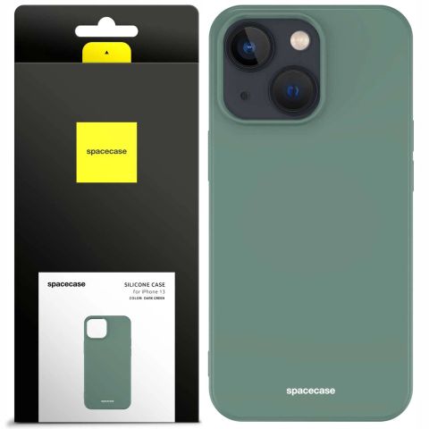 Spacecase Silikoonümbris iPhone 13 Dark Green
