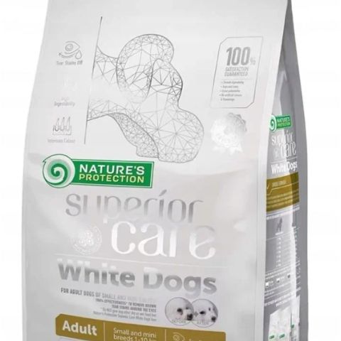 NATURE'S PROTECTION Superior Care White Dogs Grain Free Adult Small Lamb - dry dog ​​food - 10 kg