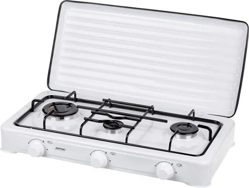 MPM KN-03/1K White Countertop 60 cm Gas 3 zone(s)