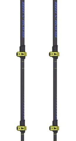 VIKING CARBO LITE TREKKING POLES BLACK/LIME